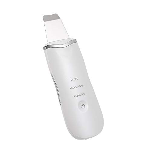 Cuidado Rosto Ultrasonic Rosto Limpador Pele Purificador - Limpador de Pele Facial - Aço Inoxidável