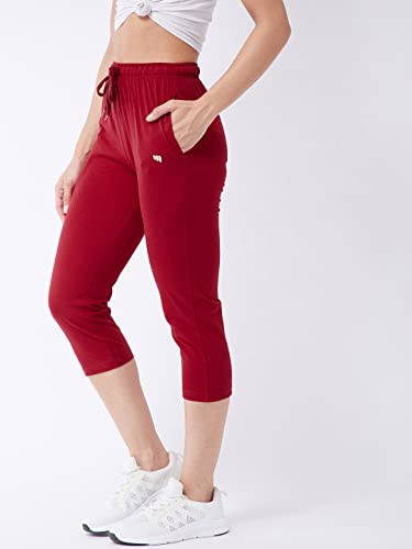Image of Modeve Women Solid Cotton Blend Capri for summer|| Summer Wear