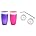 Pink/Purple + Sipper and Straw Lid