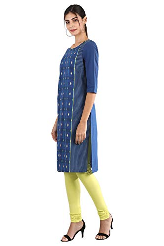 Image of Aurelia Women's Cotton Solid Regular Kurta