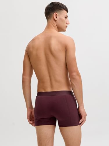 JACK & JONES Herren Jacbasic Bamboo Trunks 3 Pack Noos Boxershorts, Port Royale, L EU – Ansicht 5
