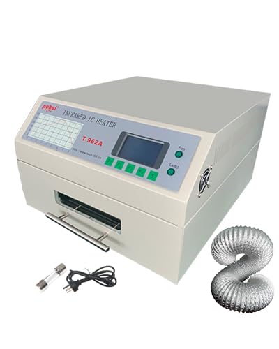 T962A Benchtop Reflow Oven 1500W, 300x320mm, 8 Temp Curves