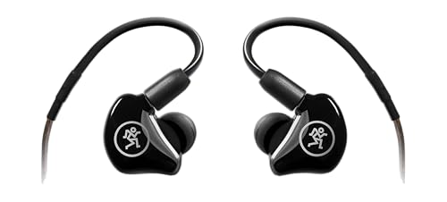 MACKIE MP-120 BTA Single Dynamic Driver Professional In-Ear Monitor Headphones with Optional Bluetooth Adapter