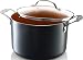 Gotham Steel 7-Quart Stock Pot with Ultra Nonstick Ceramic and Titanium Coating includes Tempered Glass Lid - Dishwasher Safe