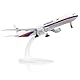 QIYUMOKE 1/300 Malaysia 777 Flugzeugmodell aus Metalldruckguss für Boeing 777 Flugzeugmodell mit Ständer für Erwachsene (8,3 Zoll) Geschenk für Luftfahrt-Enthusiasten, Desktop-Display-Dekoration
