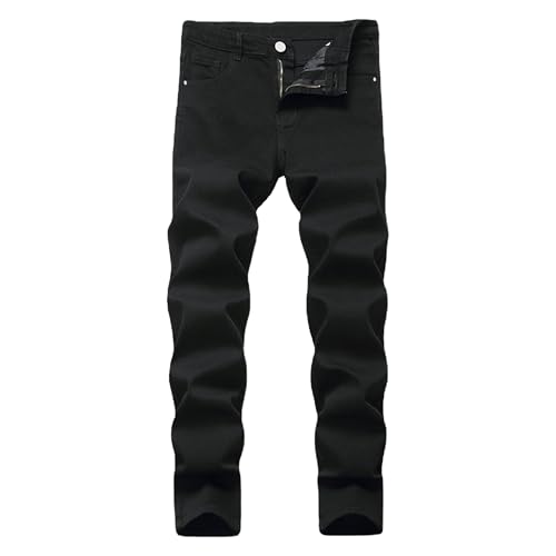 Men's Slim Fit Jeans Skinny Stretch Denim Pants Fashion Comfort Clothing for Men with Pockets