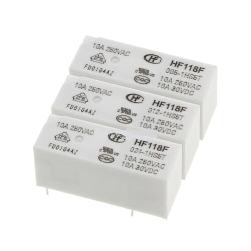 Relais HF115F de commutation 10A haute performance à 4 broches sous 12V