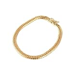 [ハッピーグッツショップ] 18金 喜平ブレスレット Mカット トリプル 10g 17cm メンズ レディース チェーン 造幣局検定マーク刻印入 18k キヘイ ゴールド