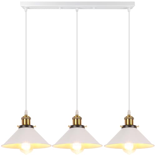 IDEGU 3 Luces Lámpara Colgante Vintage