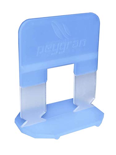1/51" (0.5mm) Peygran Tile Leveling System - 300 Clips. Lippage free tile and stone installation for PRO and DIY. The most precise and reliable product on the market.