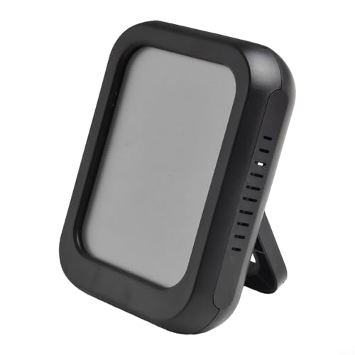 Aprilsunnyzone Termómetro electrónico e higrómetro para uso interior con 10 segundos de actualización de datos y pantalla grande para