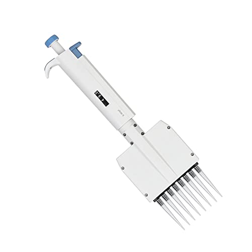 Pipeta de 8 canales mecánica con selector de volumen variable 5 a 50 microlitros 3