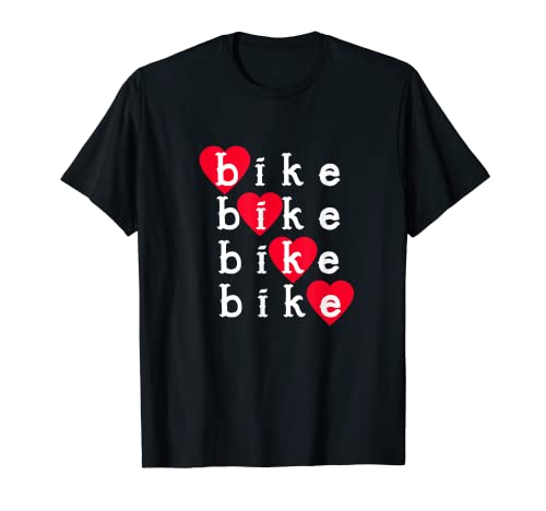 Bicicleta Bicicleta Bicicleta Bicicleta con Corazones Camiseta