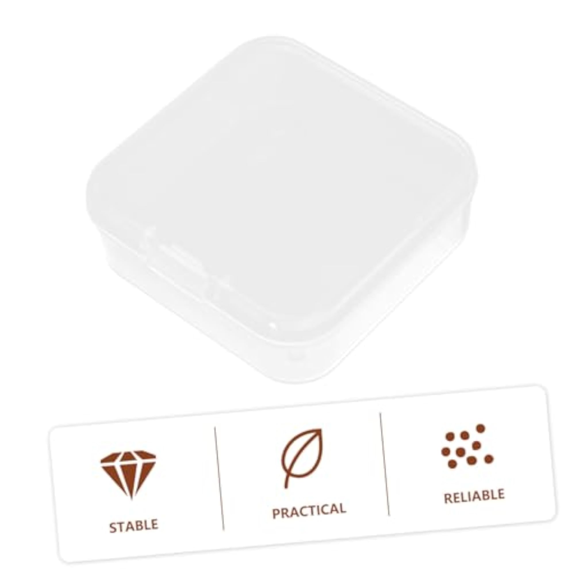6pcs Nail Sequins Organizer Case Travel-friendly Holder