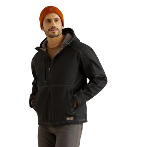 Ariat Men Rebar Sherpa Stretch Canvas Softshell Jacket