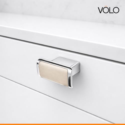 Image of VOLO SS Finish Cabinet Drawer Knob /knobs for Drawers /Drawer knobs /Handle /knobs for cabinets /Pull Handle (S-182, SS Finish) (3)