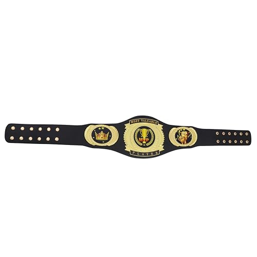 MVP Belt Most Valuable Player Championship Belt Trophy Award Gift - Football, baseball, softball, soccer, basketball, esports, fantasy sports, hockey tournament or League Winner Champion Belt3