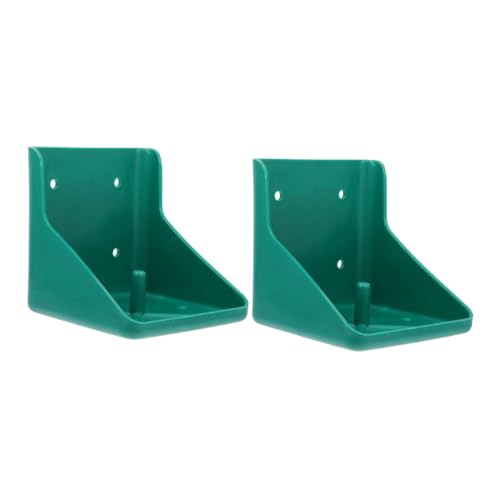 Support de bloc de sel pour bétail VICASKY en PP vert, lot de 2 pièces résistant