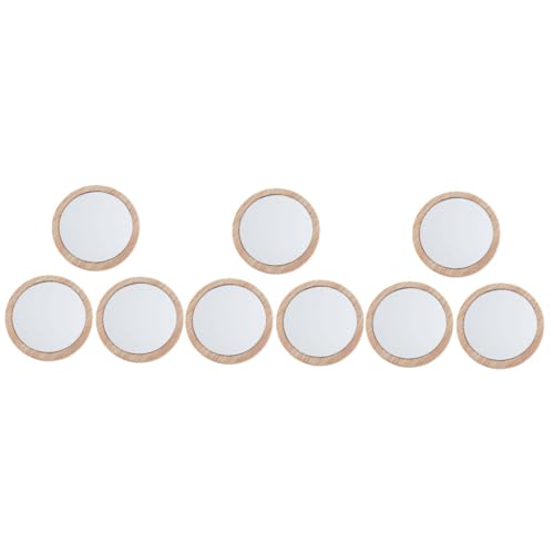 Espejo de viaje pequeño NOLITOY 9 piezas para maquillaje
