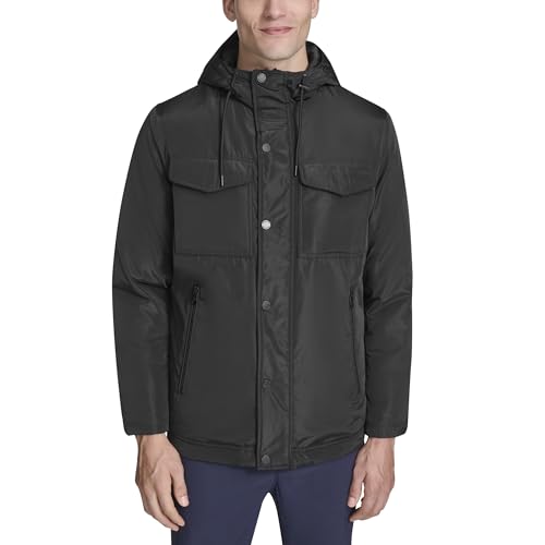 Veste à capuche homme haut de gamme Kenneth Cole finitions soignées style intemporel