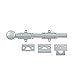 Deltana 8SB26 HD Solid Brass 8-Inch Surface Bolt
