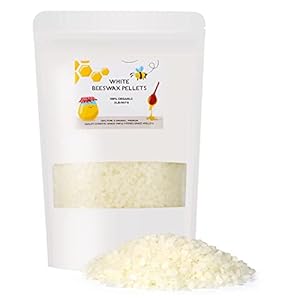 NC 100% Reine Bienenwachs Pastillen,907g(2lb) natürliches Bio Beeswax,geeignet für Kosmetik, Bienenwachstücher…