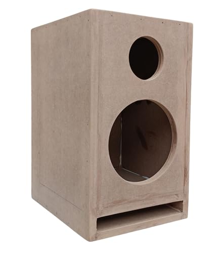 Image of 14.5 MM 6.5 in Subwoofer & 3 in Tweeter L Port Ported Car Subwoofer Speaker Box