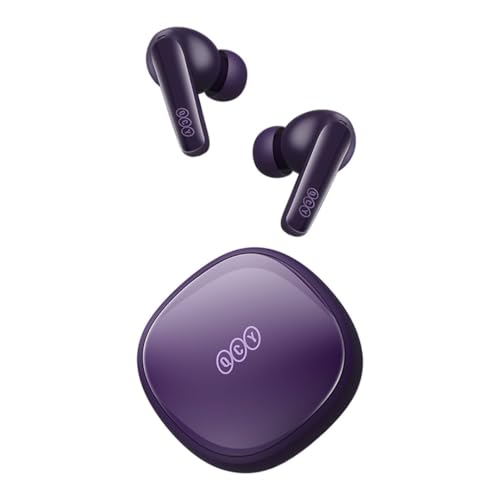 Image of QCY T13X Pro Wireless Earbuds | Global Brand | Glossy Premium Design | 4-Mic ENC with Patented Wind Noise Cancellation | 9 EQ Modes via Smart App | Multi-Device Connectivity | Deep Bass & 30H Playtime