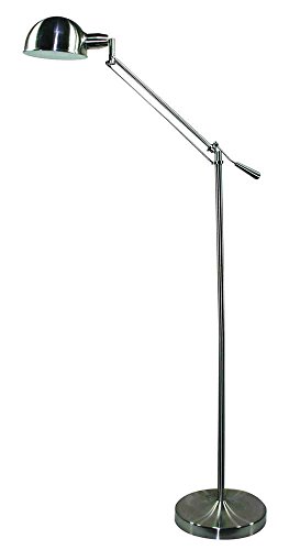 Verilux Brookfield Natural Spectrum Floor Lamp, All Metal Apothecary Lamp Inspired Design and Adjustable Head