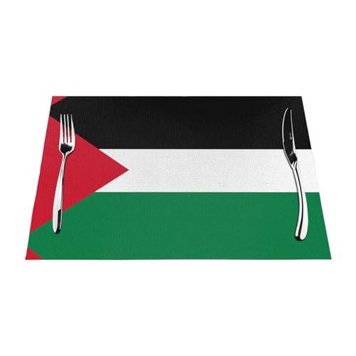 Flag of The State of Palestine PVC Placemat