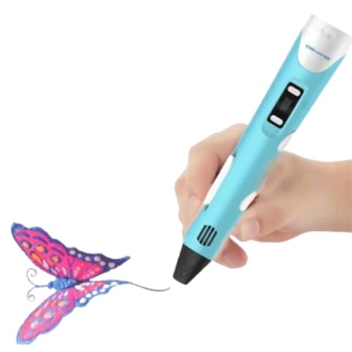 Caneta 3D Para Crianças Com Filamento – Caneta Impressão 3D - 110/220 Bivolt – Ajuste de Temperatura