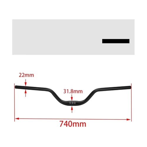 Elevador de Manillar 22mm para Light Bee X de Aluminio Resistente 6