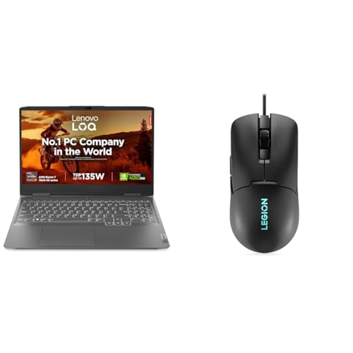 Image of Lenovo LOQ AI Powered AMD Ryzen 7 7840HS 15.6 inch (39.6cm) FHD IPS 144Hz 350Nits Gaming Laptop (16GB /51
