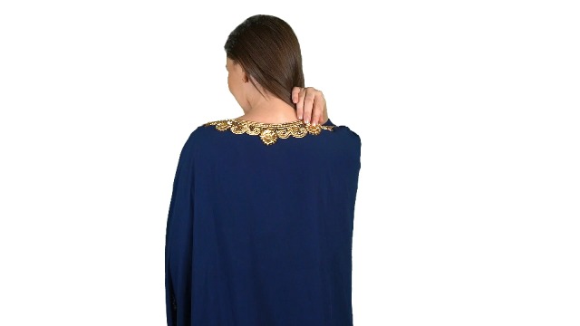 Georgette Embroidery Farasha Kaftan, Size: Large at Rs 2200 in Mumbai