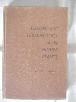 Hardcover TAXONOMIC TERMINOLOGY OF THE HIGHER PLANTS by FEATHERLY Book