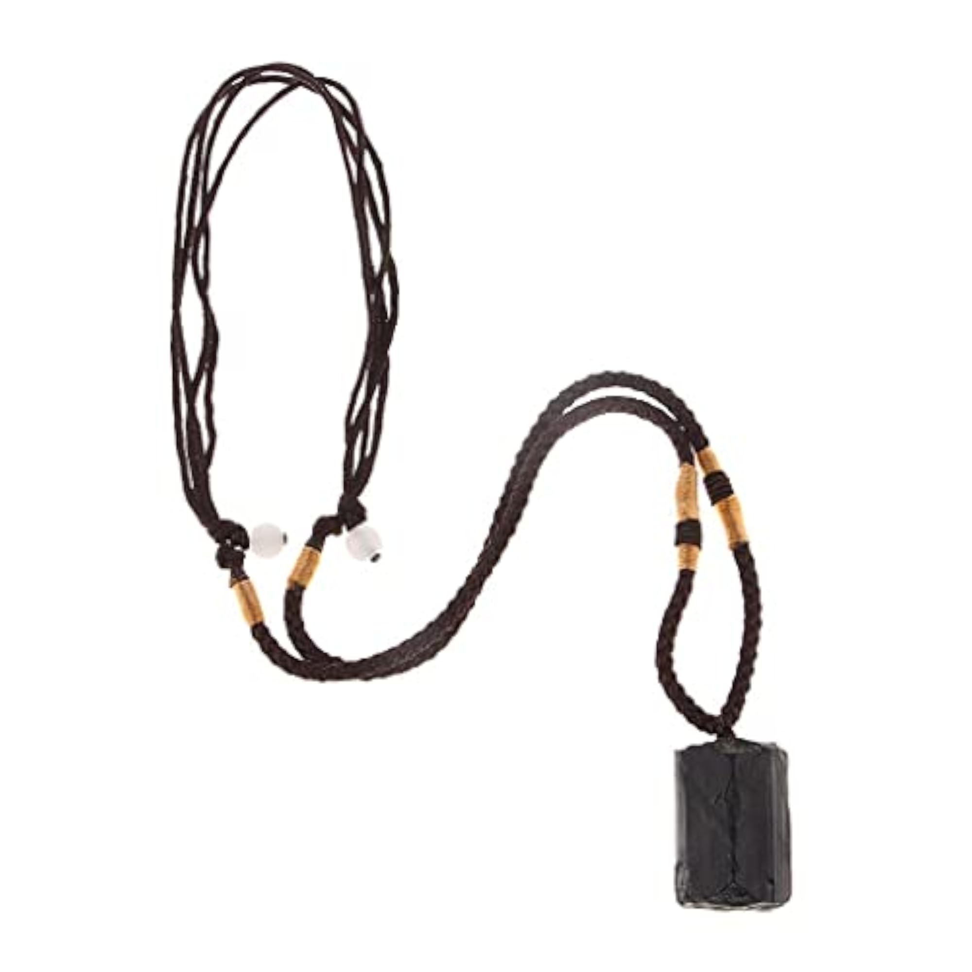 Crystal Black Tourmaline Stone Pendant for Home Decor