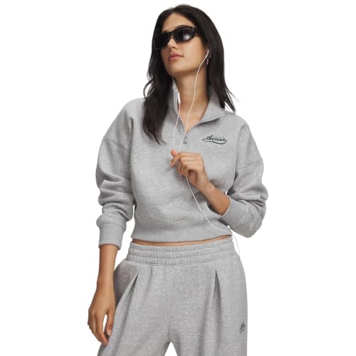 T-shirt Under Armour Rival Fleece Varsity Hz Femme haut de gamme en molleton doux