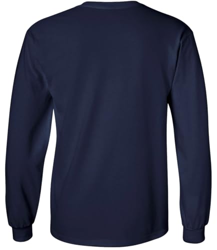 Joe's USA Men's Long Sleeve Heavyweight Cotton T-Shirts in Regular, Big & Tall2