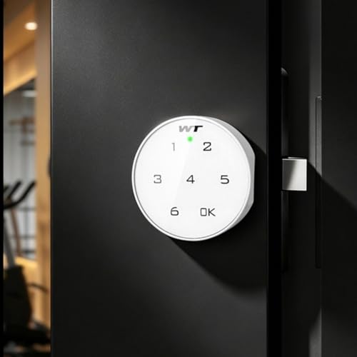 Serrure à code électronique étanche pour meuble de bureau avec port Type-C - 5