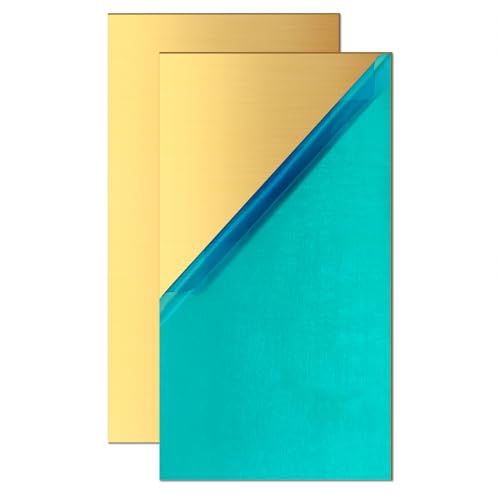 2 Pcs Brass Sheet,2