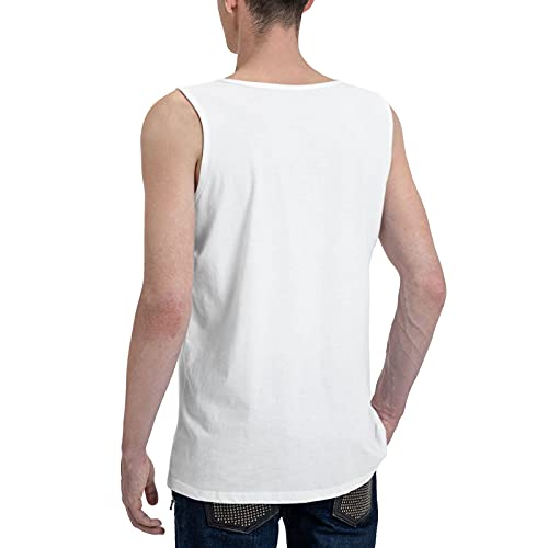 Tame Music Impala Singer Band Mens Tank Top Gym Shirts Undershirt Workout Gym Shirts Muscle Tee White Large #TOP3