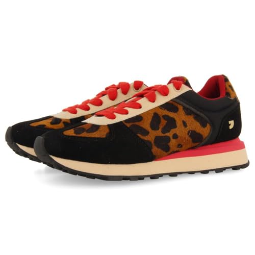 GIOSEPPO Women's Nokomis Sneaker, Leopard, 3.5 UK
