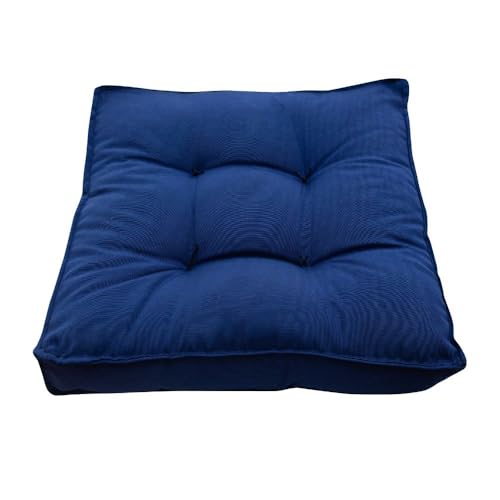 Futon 50x50 Acqua Impermeavel Almofada Assento Turco Shelter(Azul Royal)