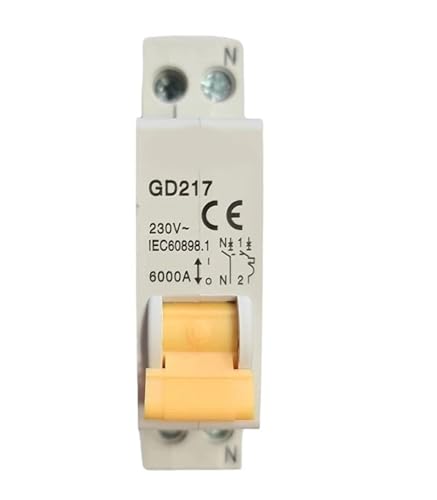 Interruttori Magnetotermici per barra DIN Bipolare Interruttore Magnetotermico (GD 217 1 MODULO 32 AMPERE)