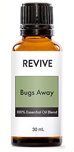 Bugs Away Essential Oil Blend 30mL by Revive Essential Oils - 100% Pure Therapeutic Grade for Diffuser Humidifier Massage Aromatherapy Skin & Hair Care