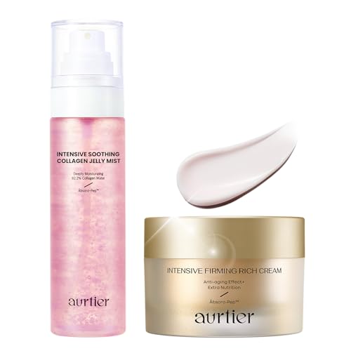 Aurtier Collagen Mist & Collagen Boosting Peptide Cream Set –