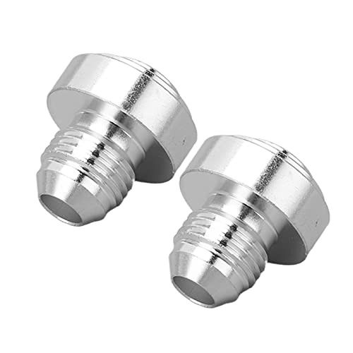 BAMC Billette Filetée Mâle, Raccord Fileté Mâle Professionnel 1/2in 2 PièCes Universel Usiné CNC Haute RéSistance Simple à Installer pour Joint de Tuyau Cover