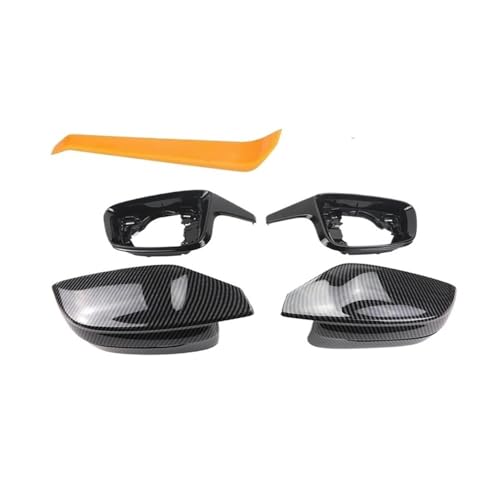 Carcasa espejo retrovisor lateral fibra carbono negro para BMW G20 G21 G30 G11 G15