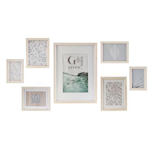 MARCO FOTO SET 7 MDF CRISTAL 32,5X1,5X45