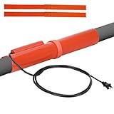 Fengind PVC Heating Blanket for 2' to 3' PVC Conduit Pipe Bending, 5 Year Warranty for PVC Heat Blanket, 120V 800W PVC Pipe Bender Temperature Controlled Durable Silicone Material Pipe Heater